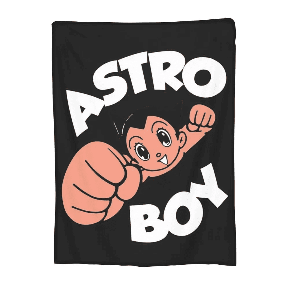 Anime Astro Boy Black Blanket