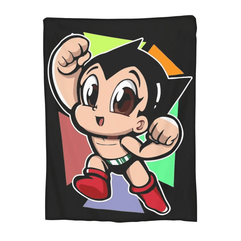 Anime Astro Boy Printed Blanket