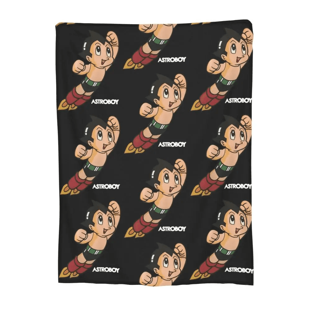 Anime Astro Boy Printed Warm Blanket