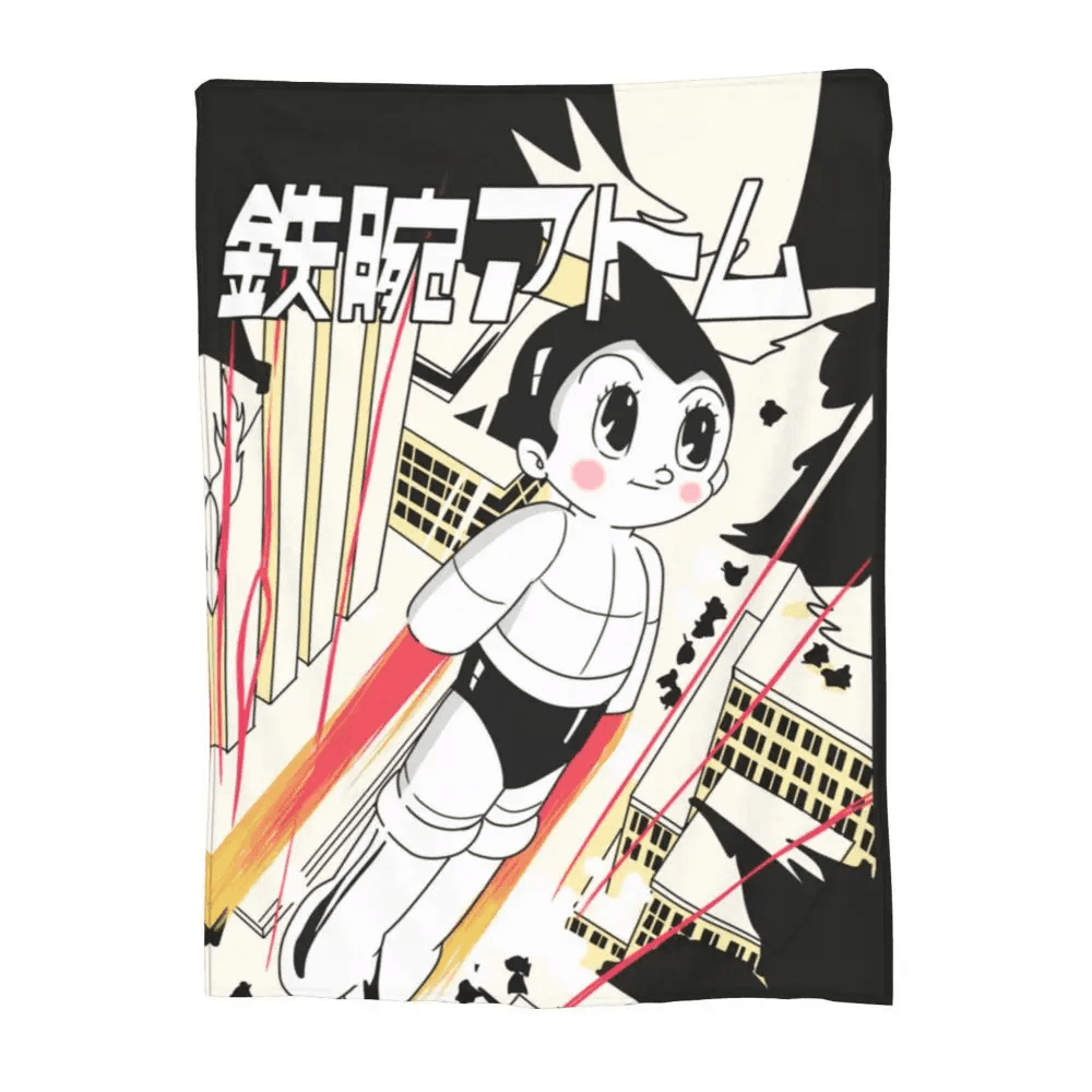 Anime Astro Boy Fleece Blanket