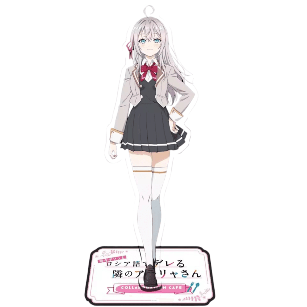 15cm Anime Alya Sometimes Hides Her Feelings in Russian Alisa Mikhailovna Kujou Acrylic Stand
