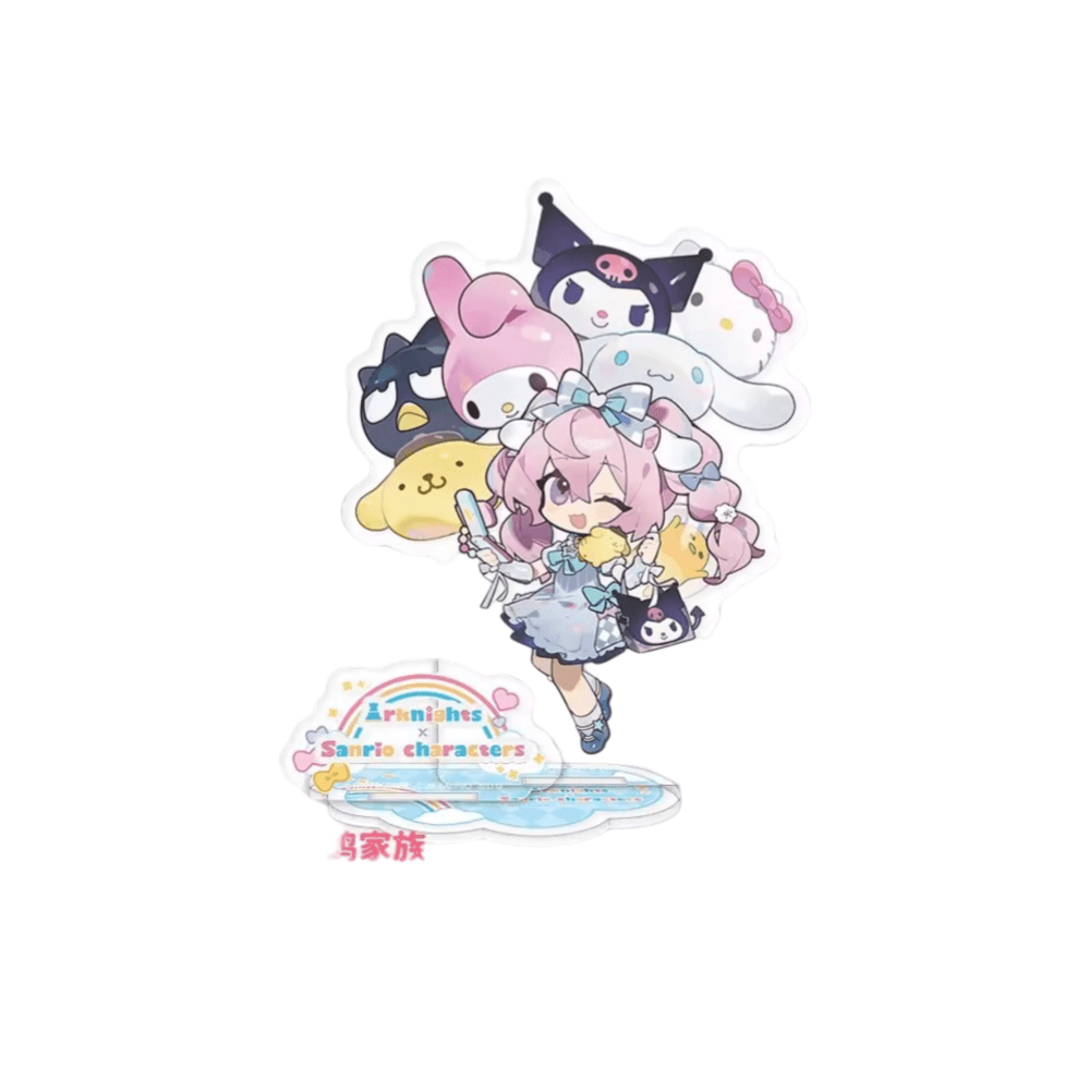 Anime Arknights U-Official And Sanrio Character Acrylic Stand