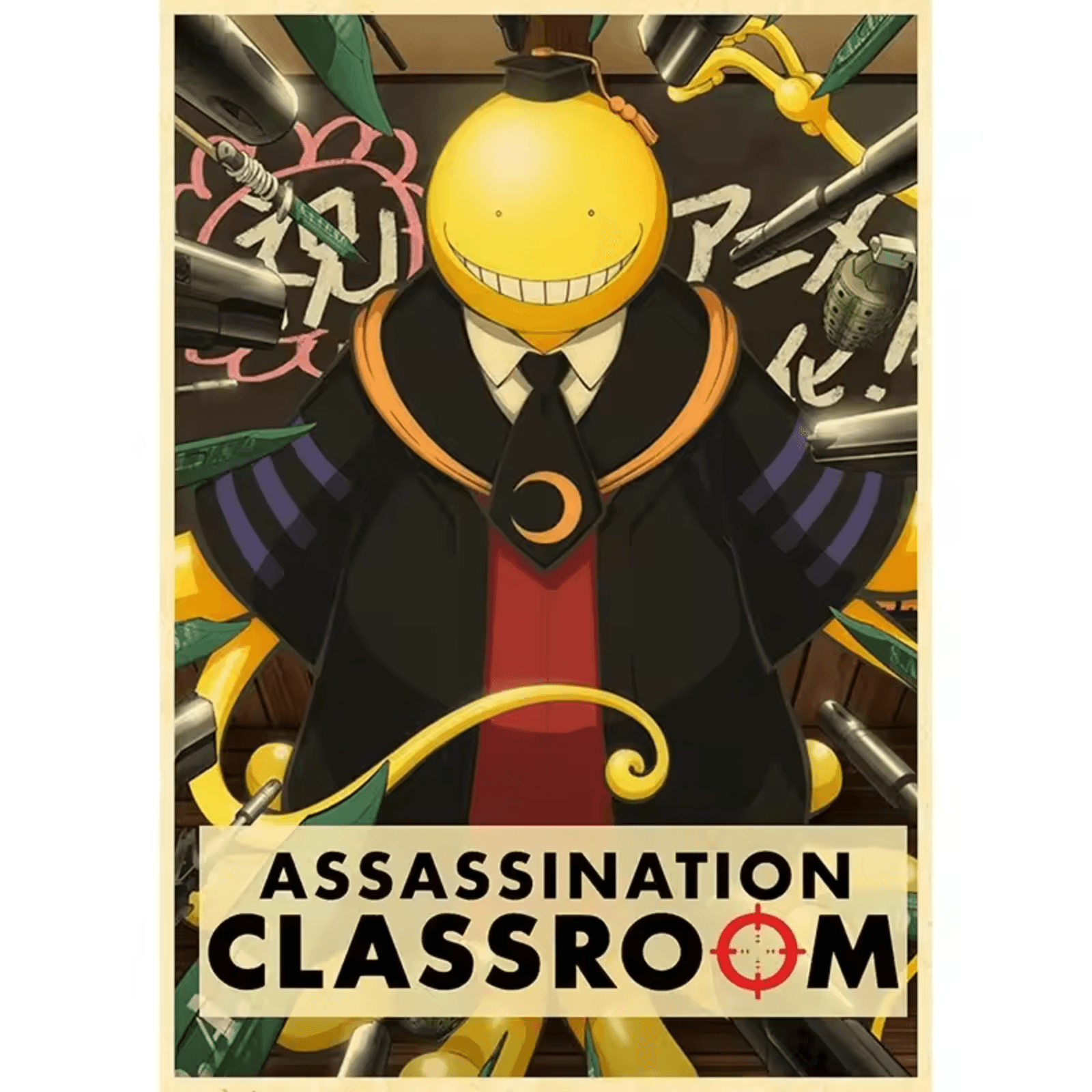 Anime Assassination Classroom Koro-Sensei Poster Wall Art