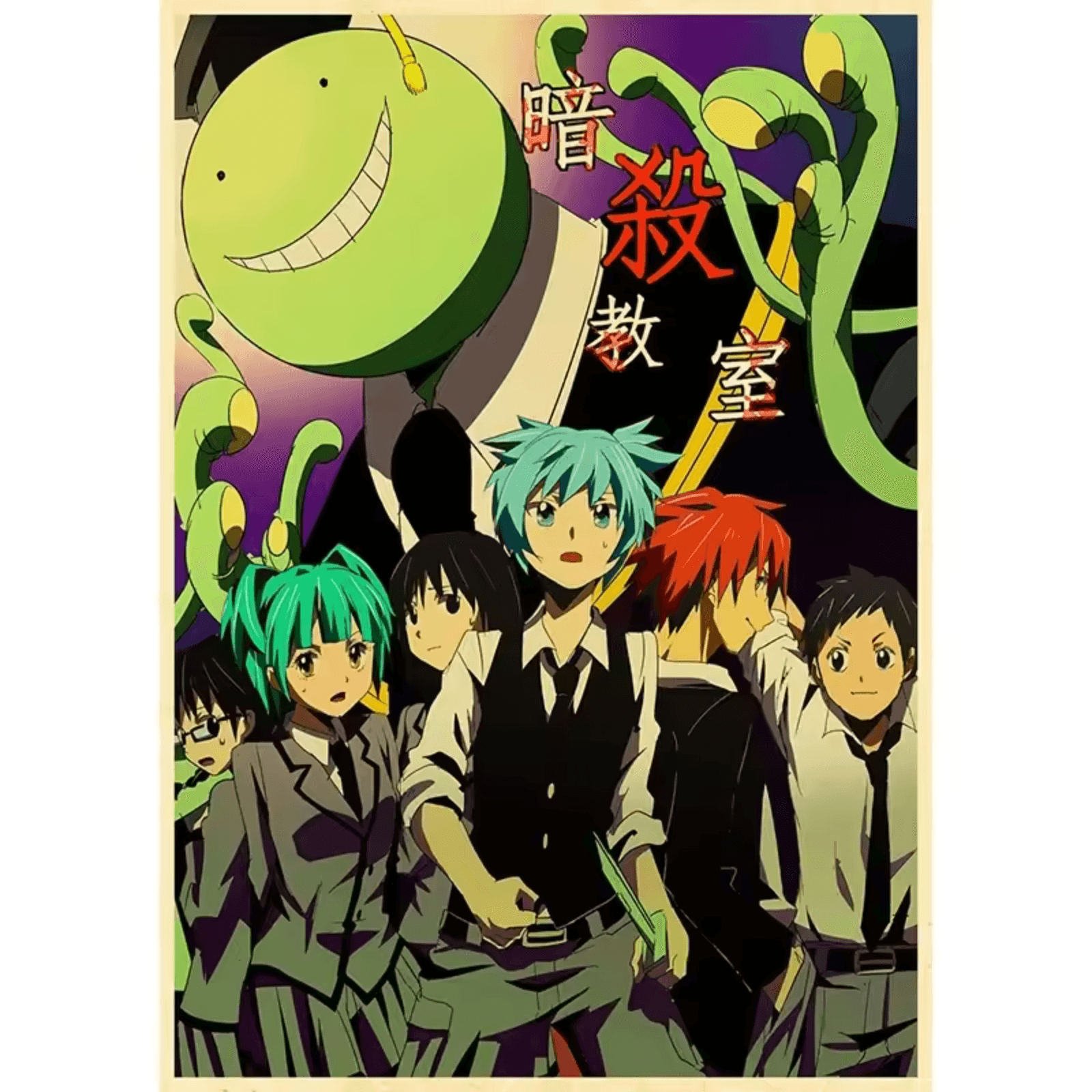 Assassination Classroom Character Anime Canvas Poster Wall Art