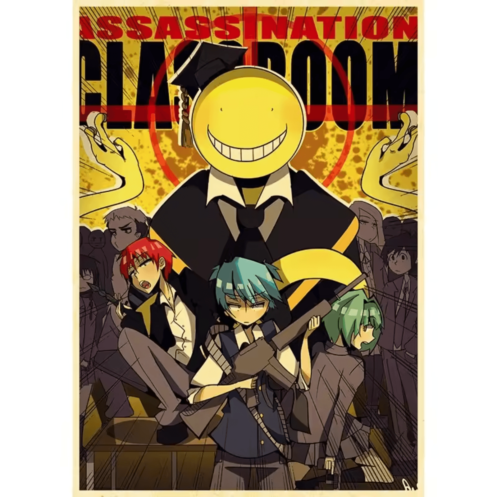 Assassination Classroom Anime Character Painting Poster Wall Art