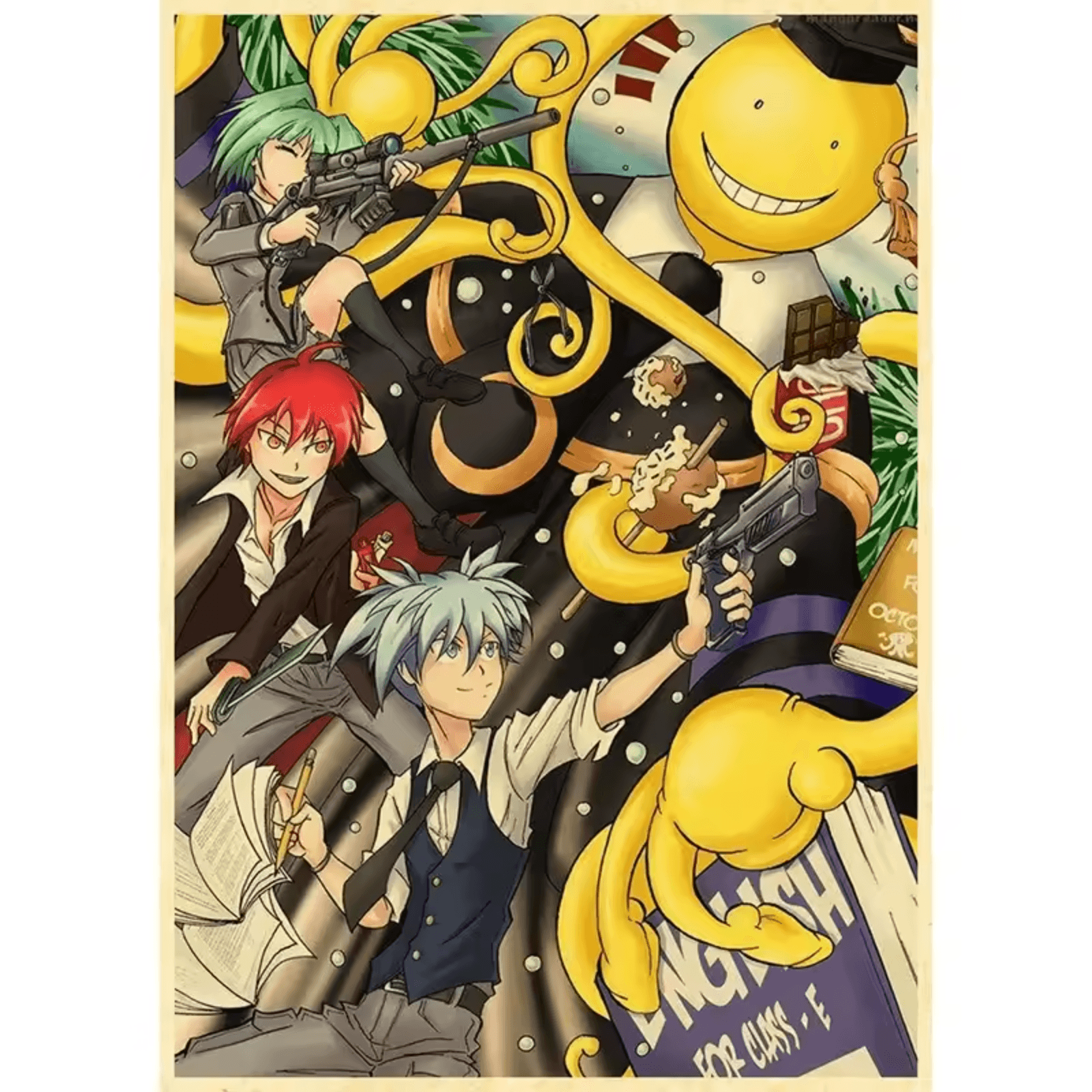 Assassination Classroom Character Anime Painting Poster Wall Art