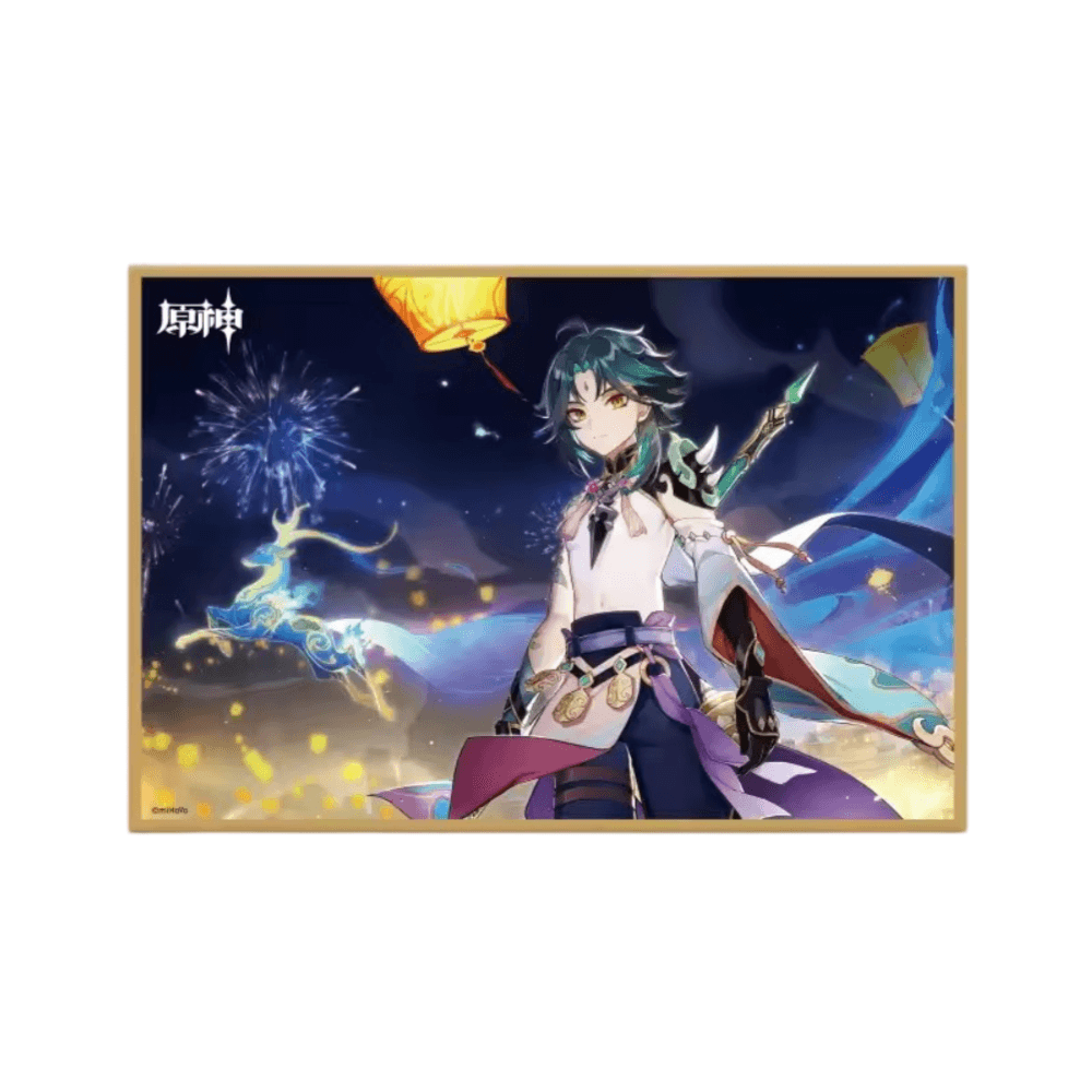 Anime Genshin Impact Xiao Colored Paper