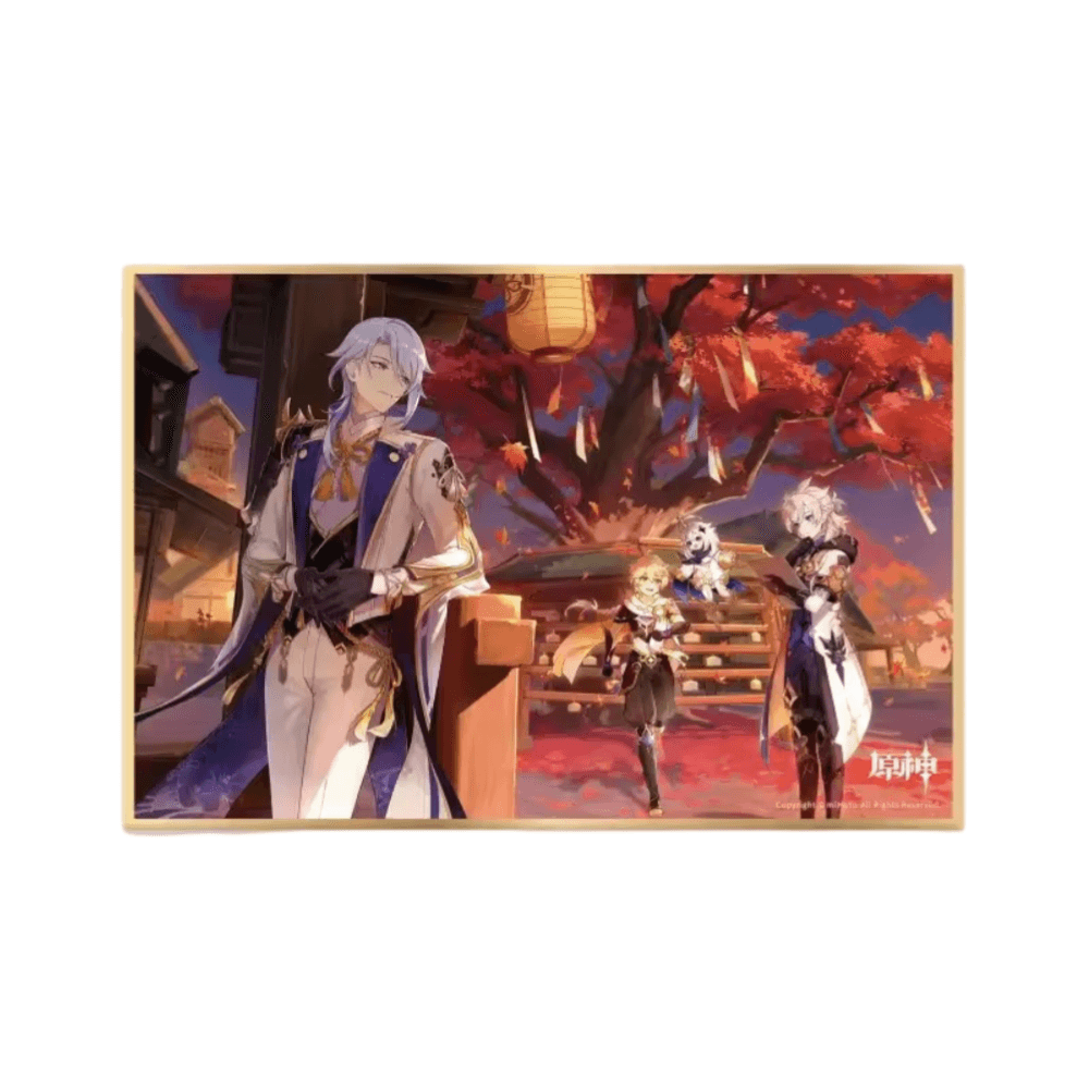 Anime Genshin Impact Hues Of The Violet Garden Colored Paper