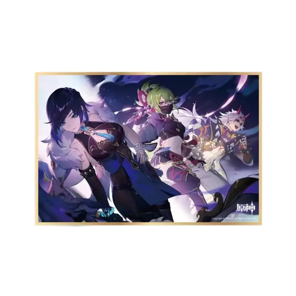 Anime Genshin Impact GeForce Now Colored Paper