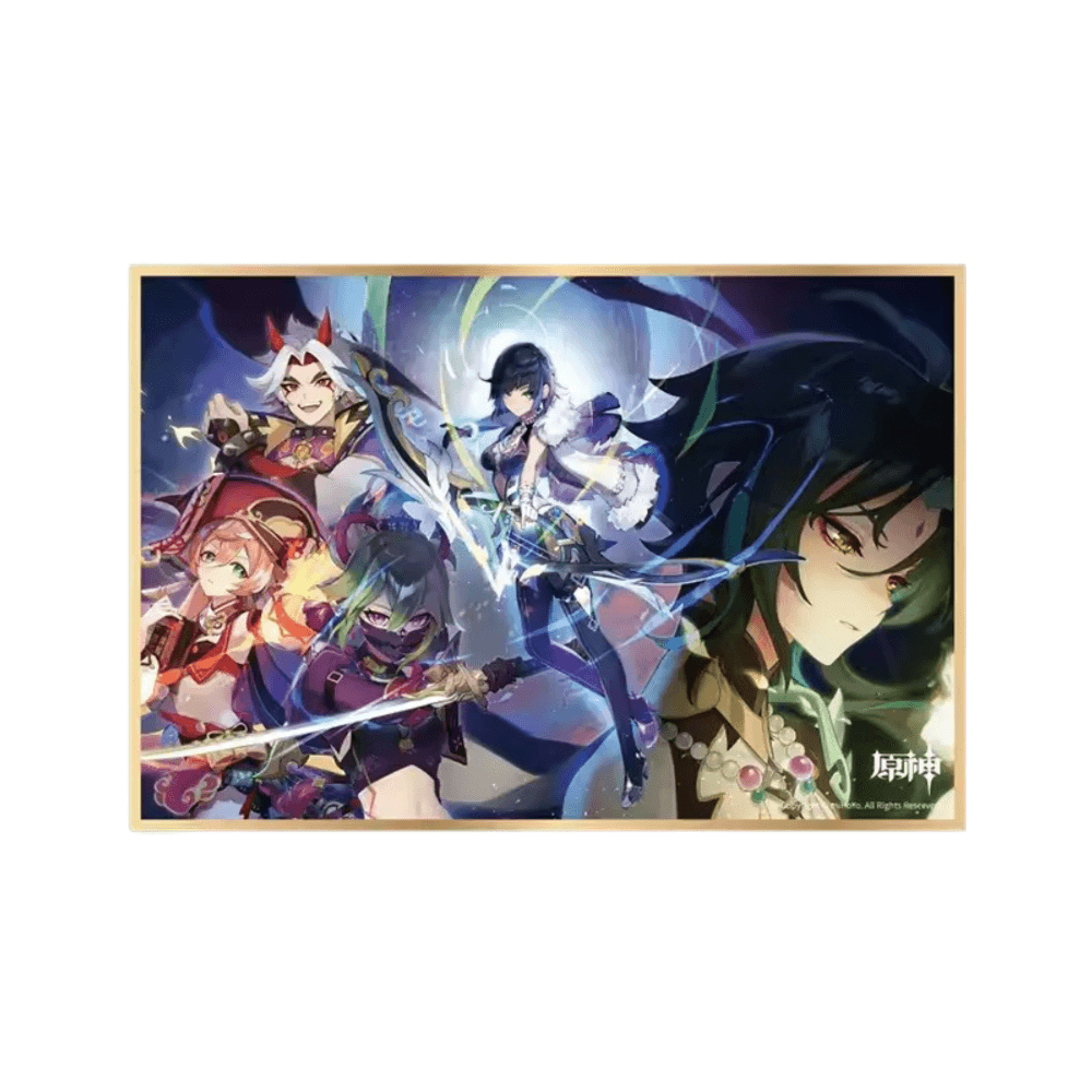 Anime Genshin Impact x HoYo Quiz Colored Paper