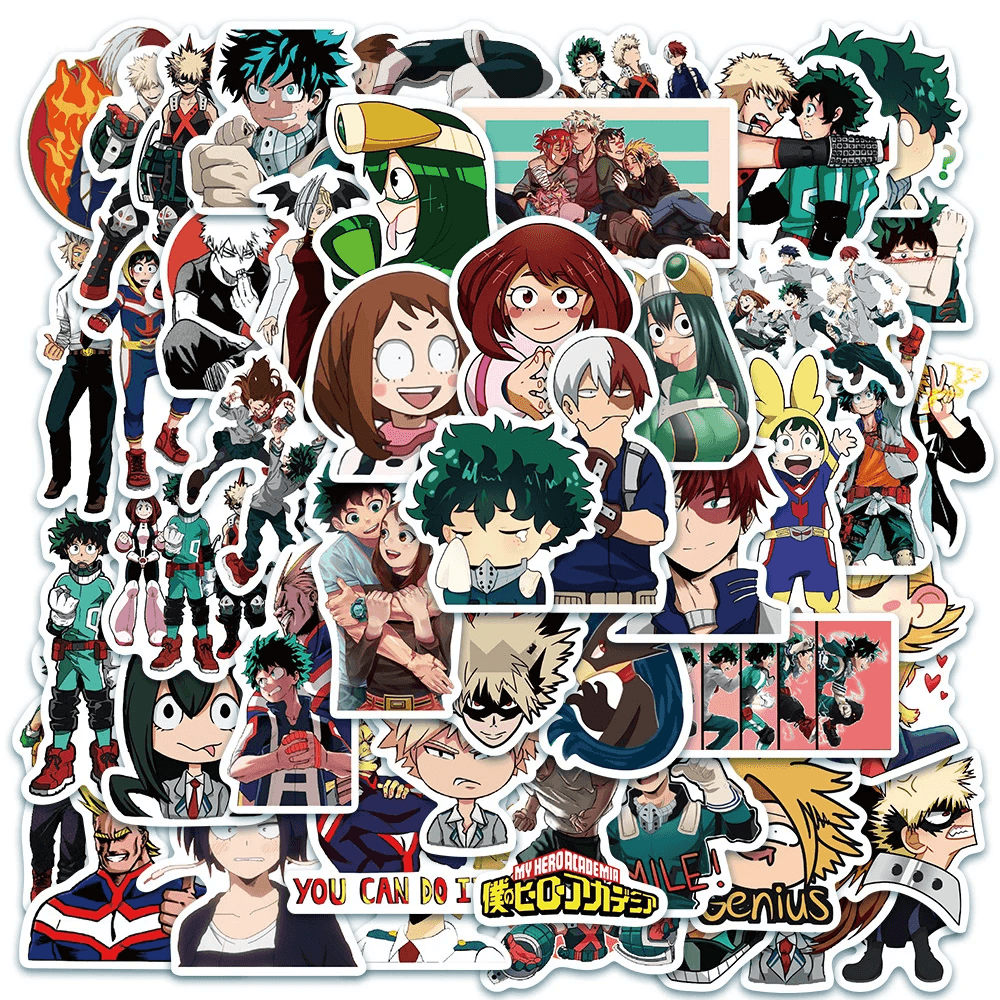 30Pcs My Hero Academia Anime Character Stickers