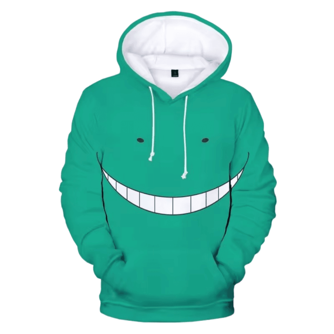 Anime Assassination Classroom Koro-Sensei Green Hoodie
