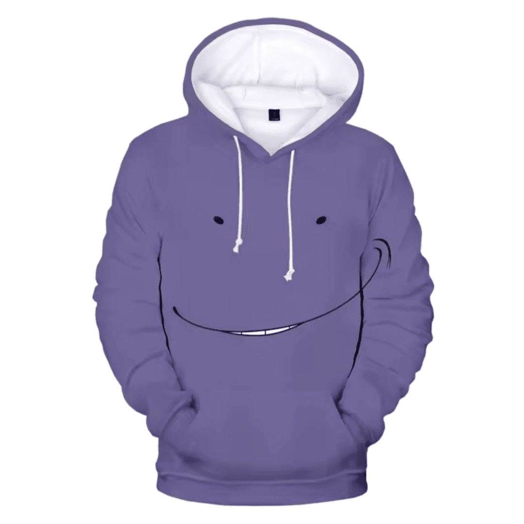 Anime Assassination Classroom Koro-Sensei Purple Hoodie