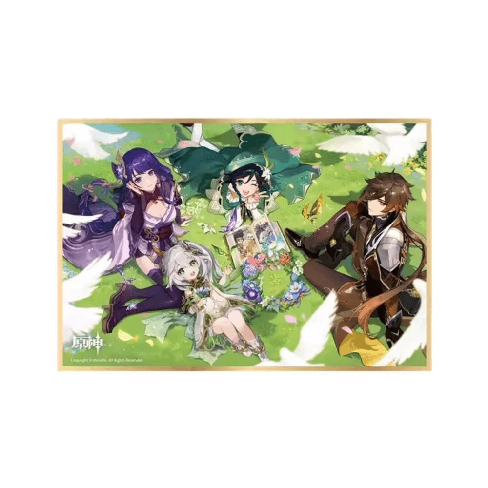 Anime Genshin Impact King Deshret And The Three Magi Colored Paper