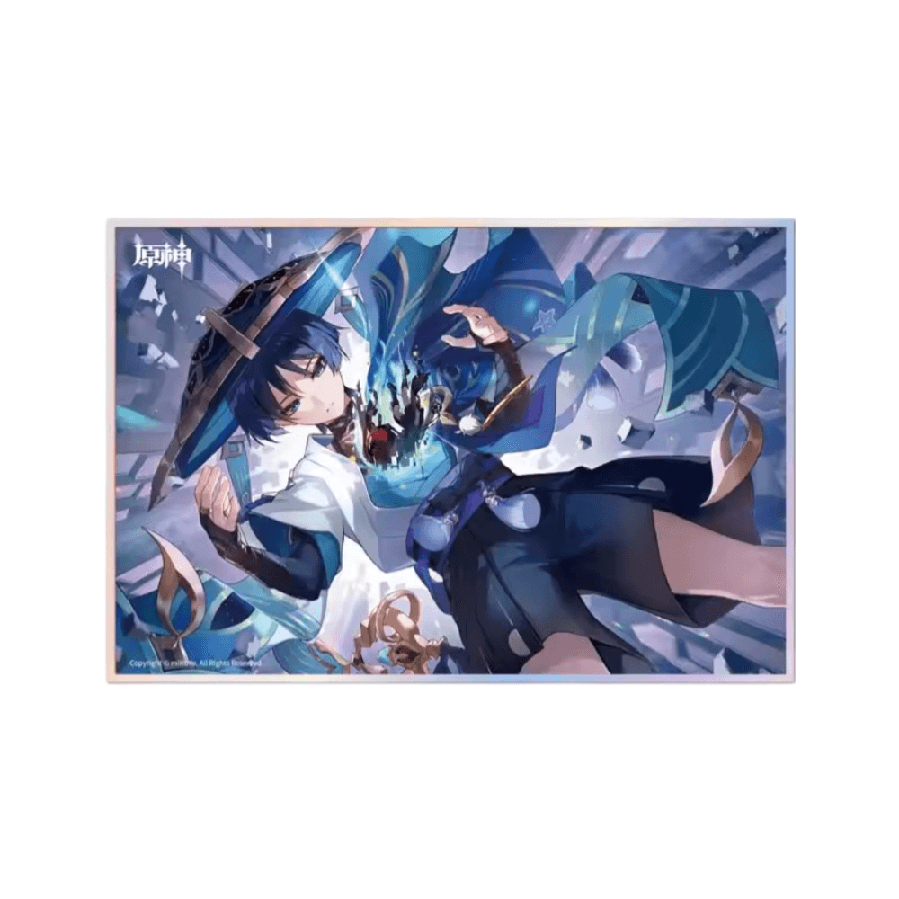 Anime Genshin Impact Scaramouche Colored Paper