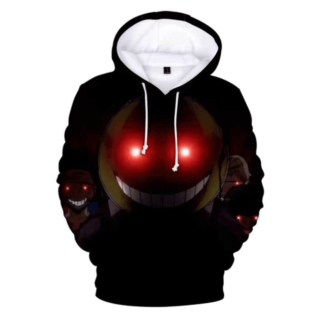 Anime Assassination Classroom Koro-Sensei Black Hoodie