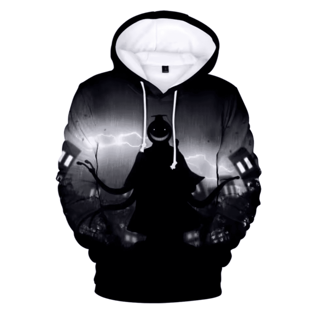 Assassination Classroom Koro-Sensei Anime Black Hoodie