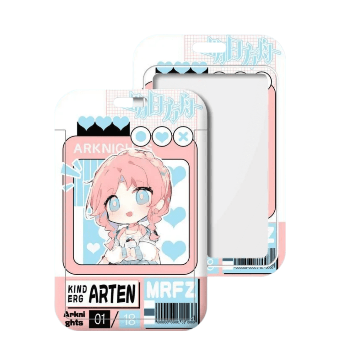 Anime Arknights Blue Poison Card Holder