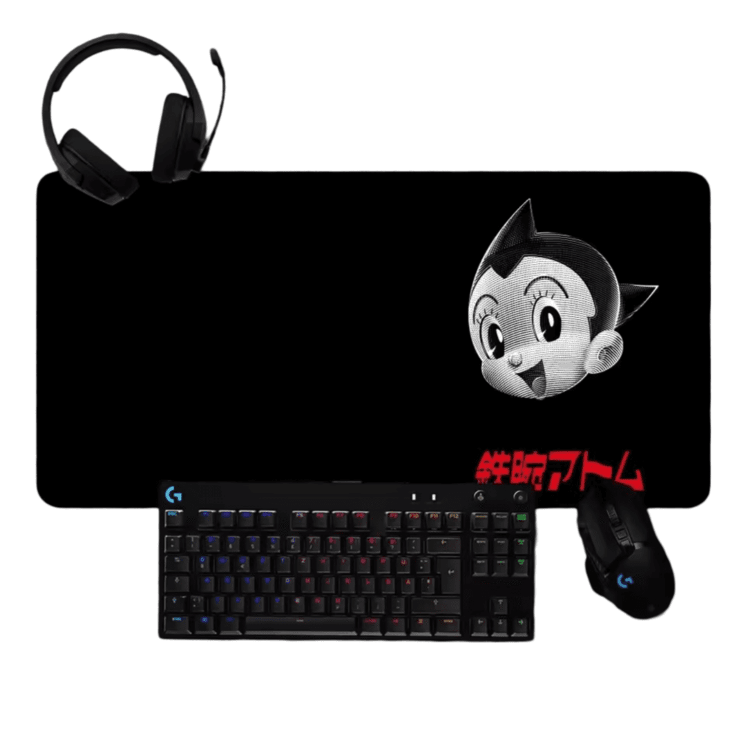 Anime Astro Boy Black Mousepad