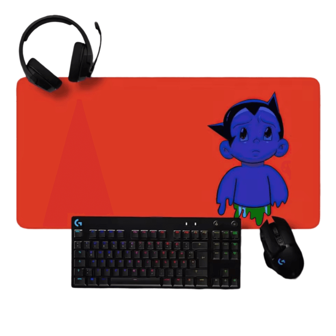 Anime Astro Boy Red Mousepad
