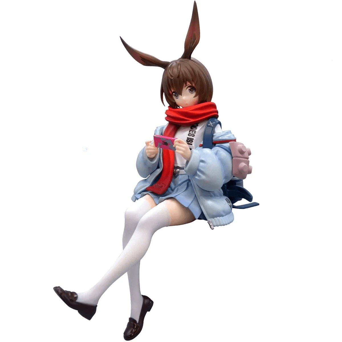 15cm Anime Arknights Amiya Trendy Clothing Sitting Action Figure Toy