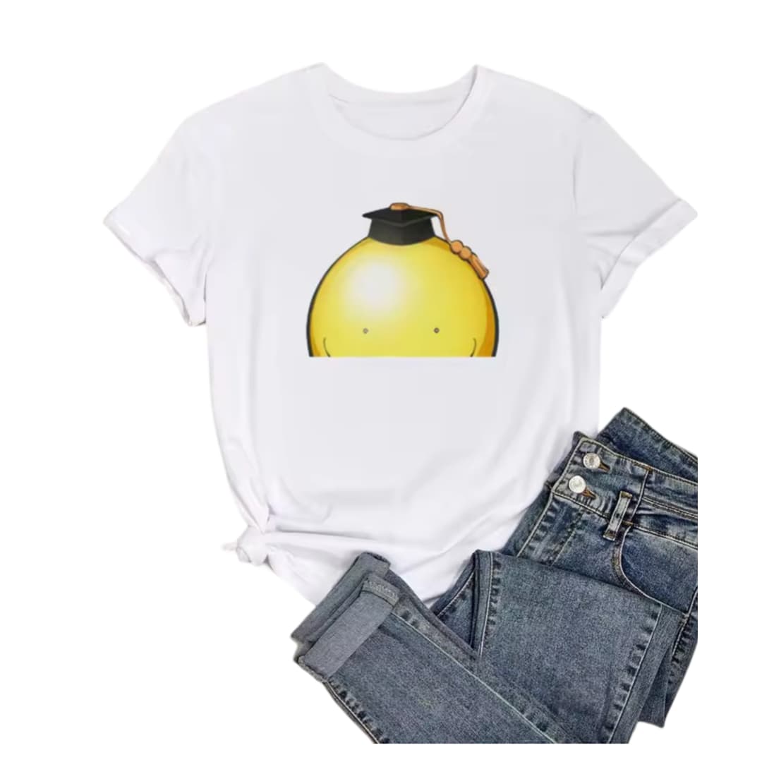 Anime Assassination Classroom Koro-Sensei Printed Women T-Shirt