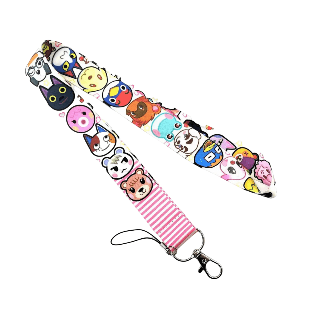 Animal Crossing Anime Neck Lanyard ID Card Holder Rope