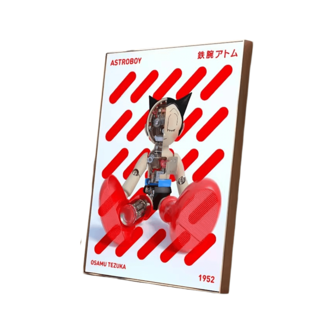 Astro Boy Anime Paper Painting Wall Art