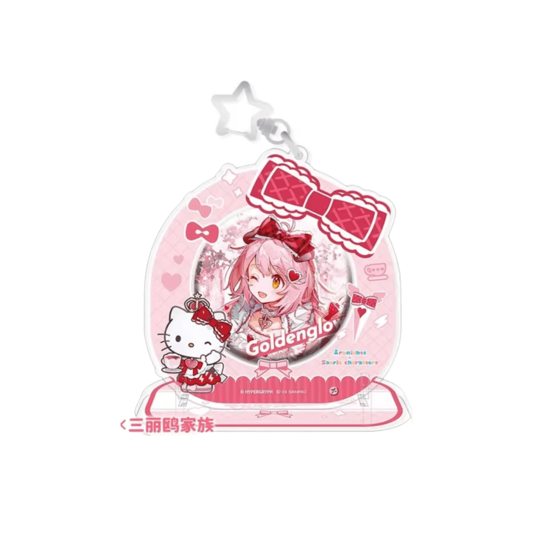 Anime Arknights Goldenglow And Sanrio Acrylic Stand
