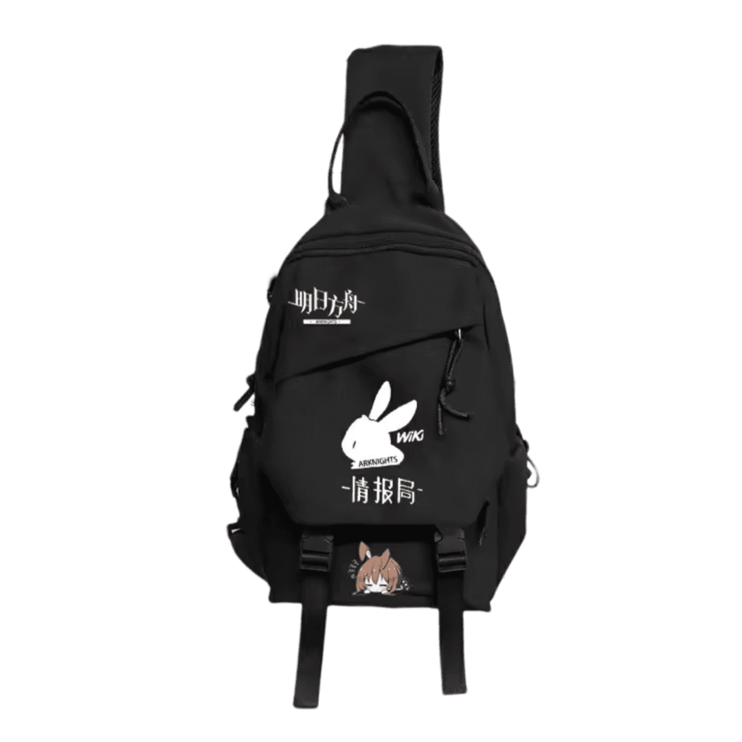 Anime Arknights Amiya Black Schoolbag