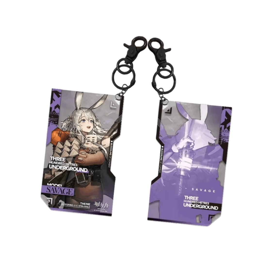 Anime Arknights Savage Acrylic Keychain Pendant