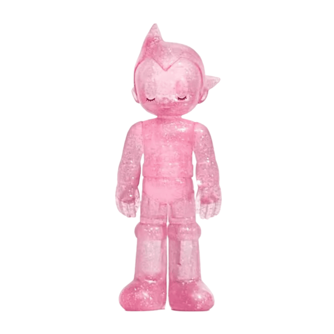 Anime Astro Boy Standing Eye Closing Pink Action Figure Toy