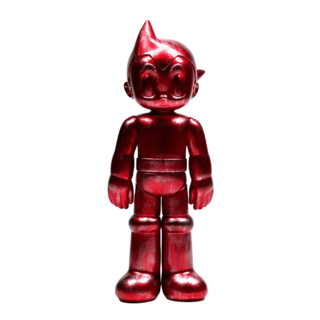 Anime Astro Boy Standing Eye Closing Red Action Figure Toy
