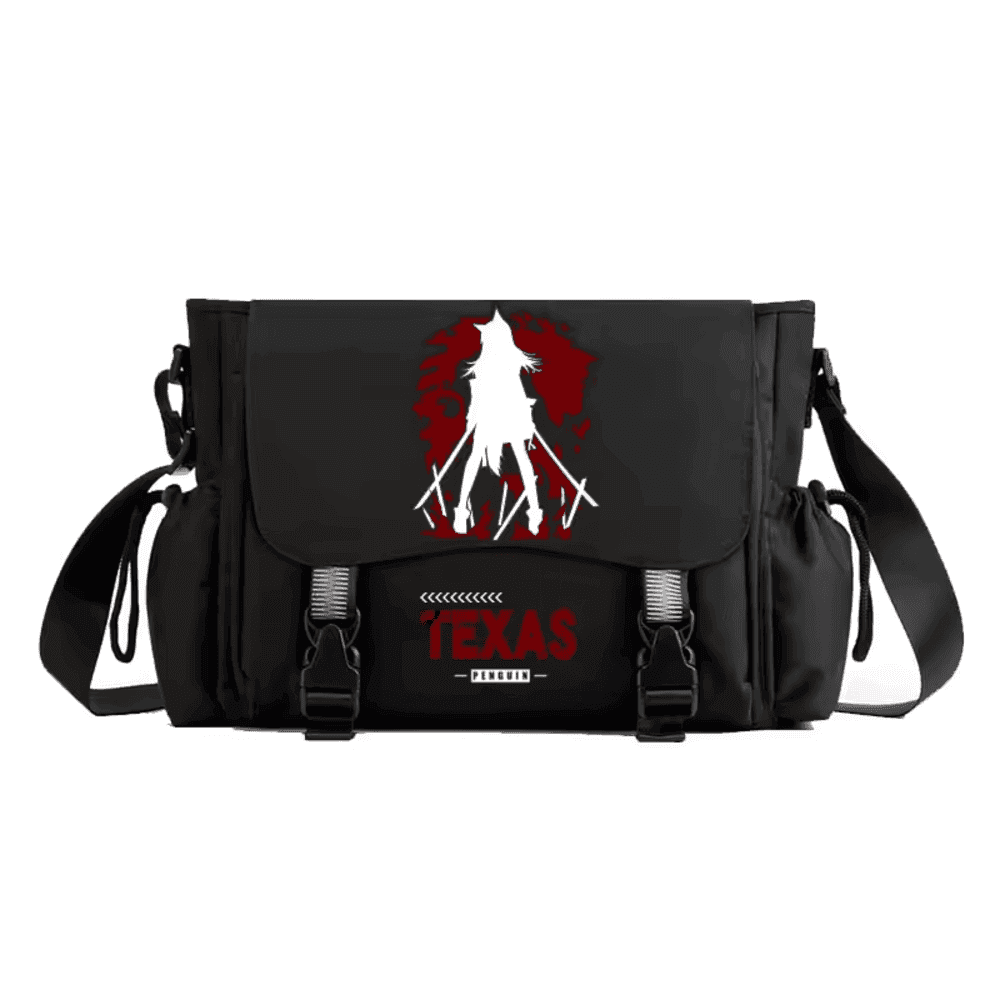 Anime Arknights Texas Penguin Crossbody Bag