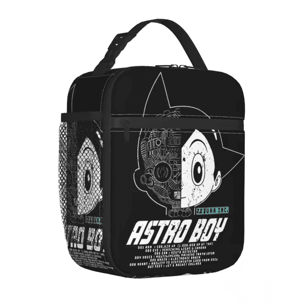 Anime Astro Boy Print Insulated Lunch Bag