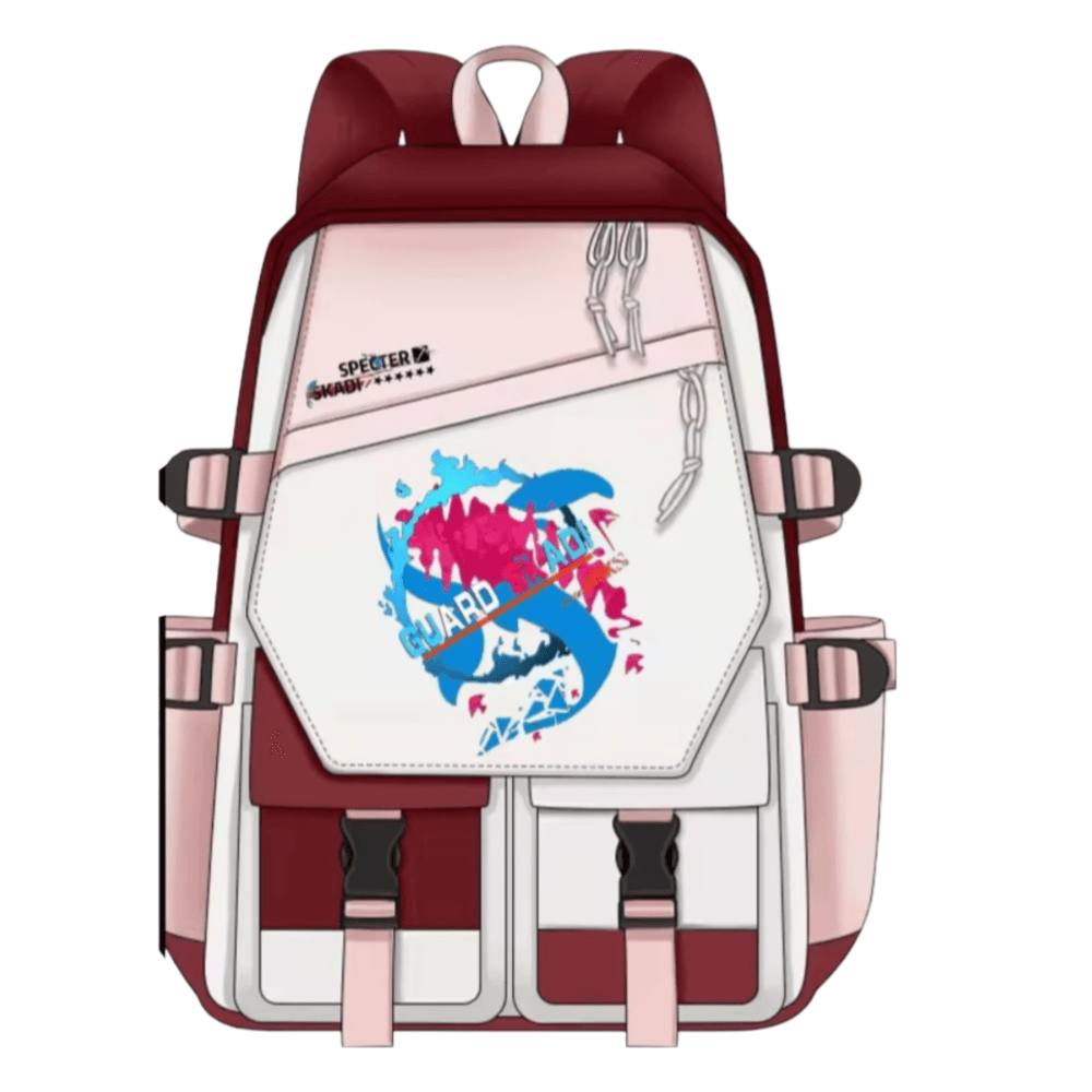 Anime Arknights Skadi With Guard Backpack