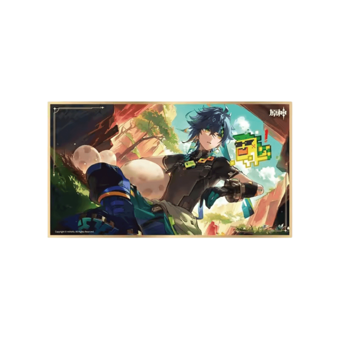 Anime Genshin Impact Kinich Colored Paper