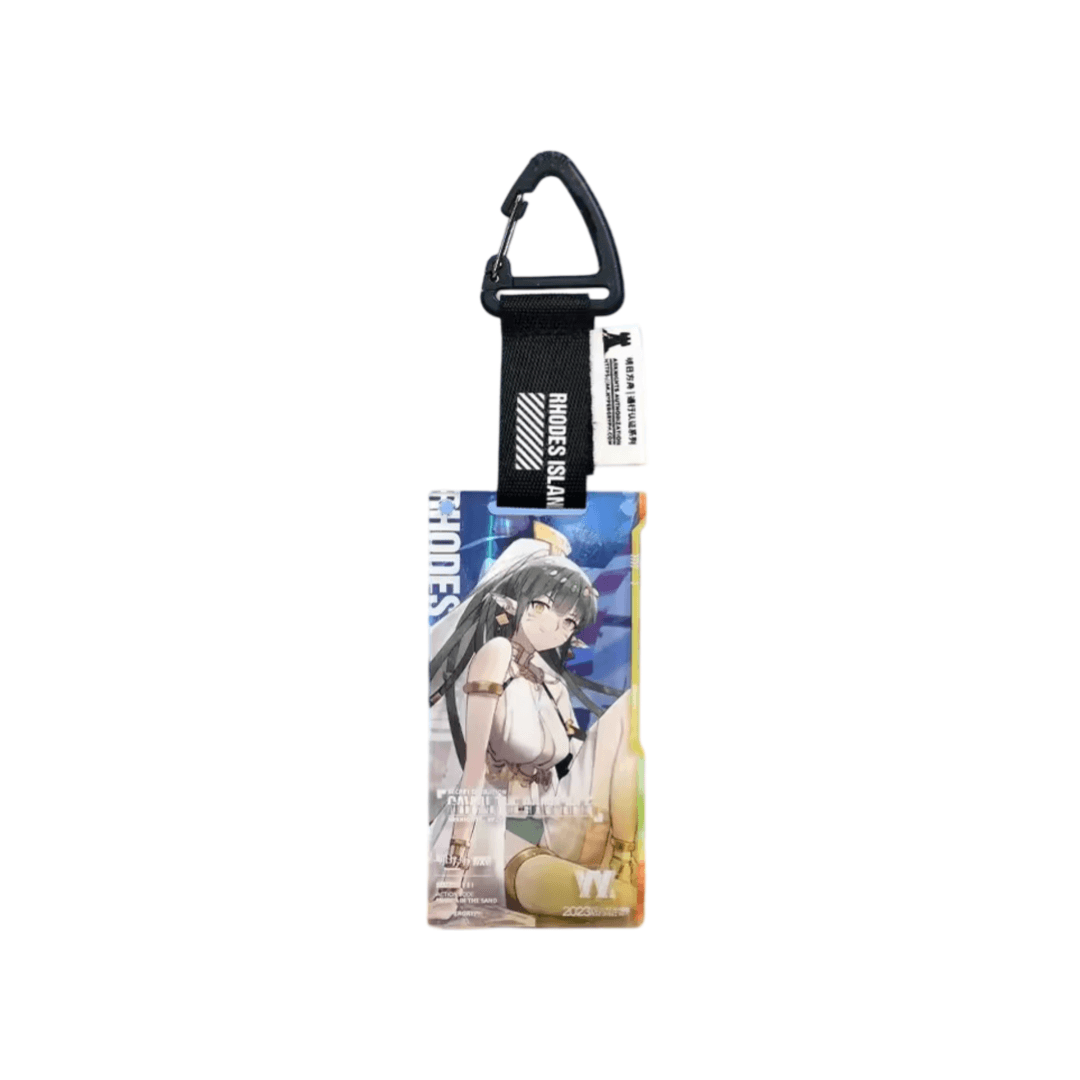 4Pcs/set Anime Arknights Character Rhodes Island Acrylic Keychain Pendant