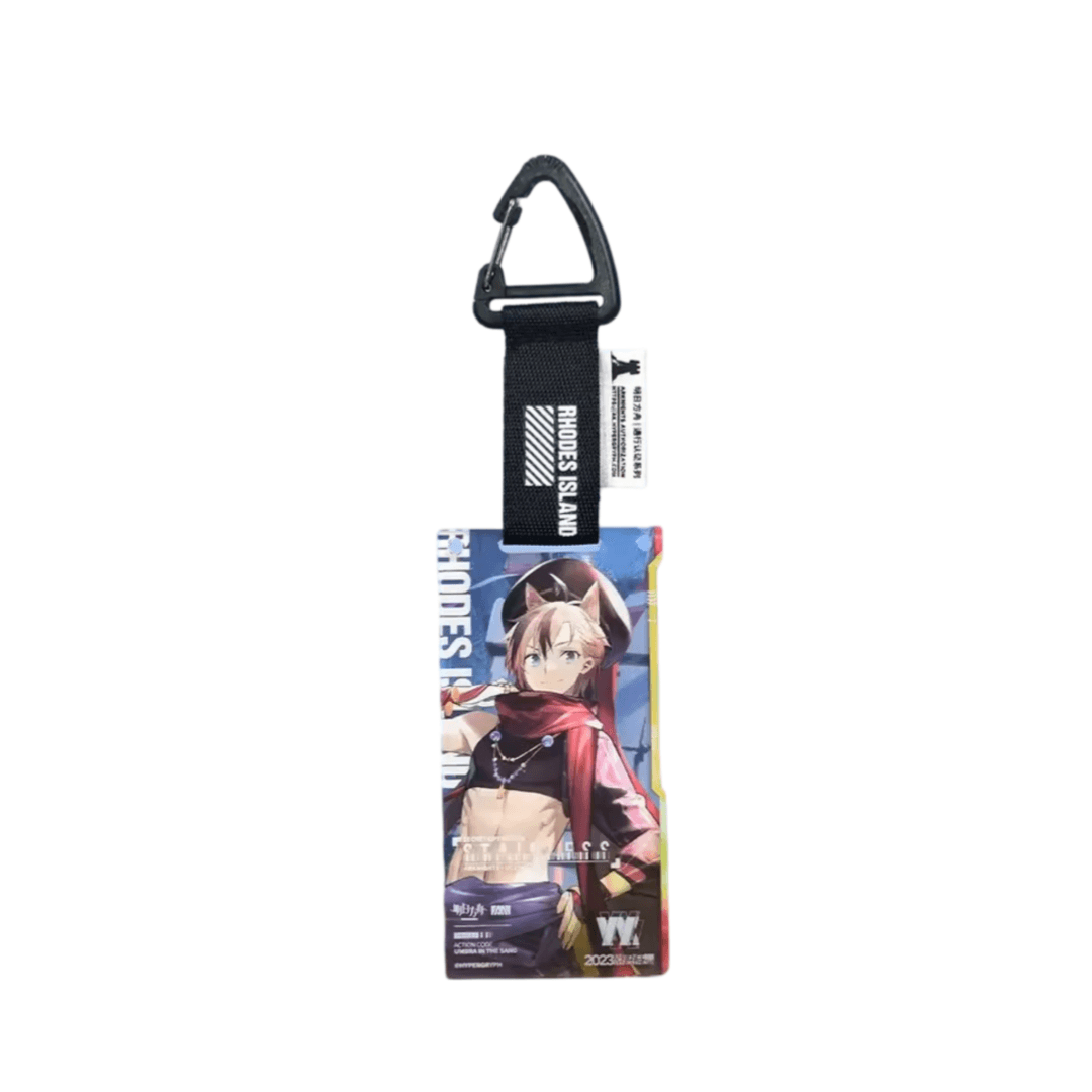 4Pcs/set Anime Arknights Character Rhodes Island Acrylic Keychain Pendant — detail 2