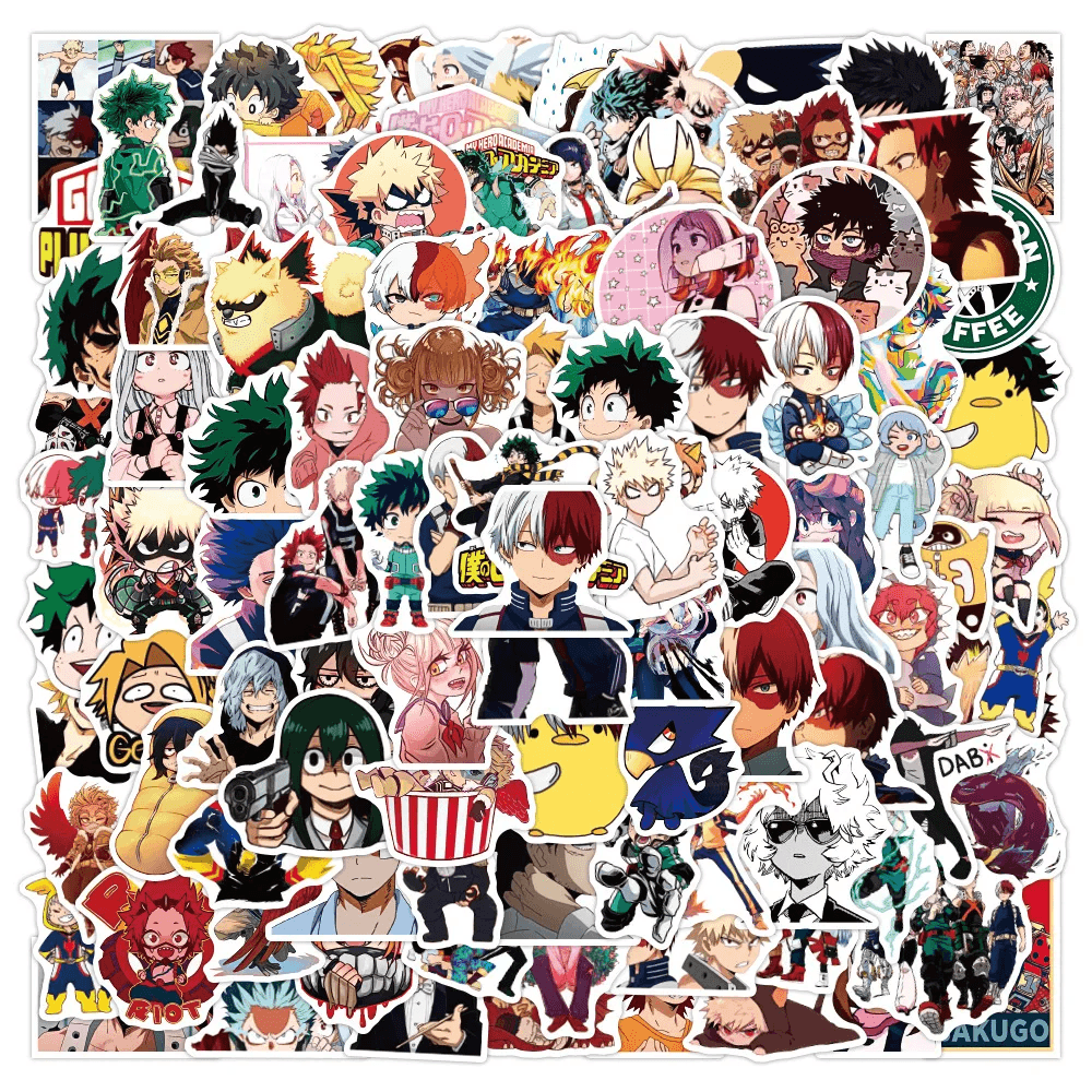 50Pcs Anime My Hero Academia Stickers