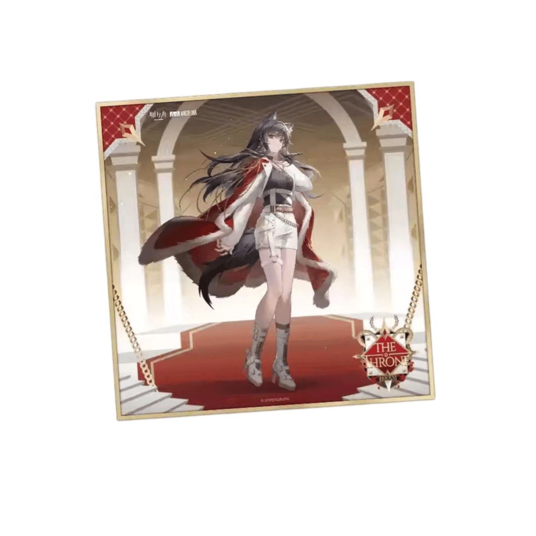 Anime Arknights Texas Shikishi Board