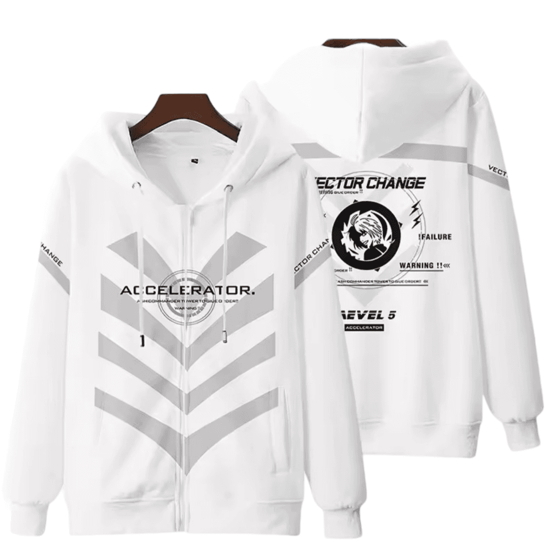 Anime A Certain Magical Index Accelerator Zipper Hoodie