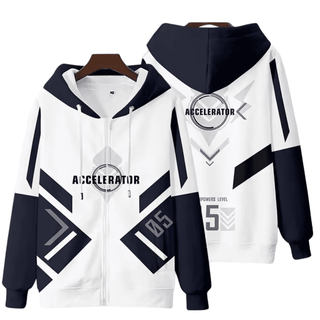 Anime A Certain Magical Index Accelerator Casual Zipper Hoodie