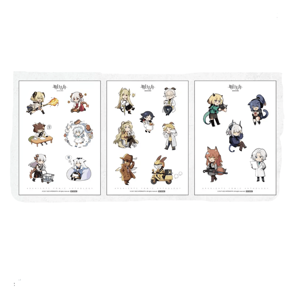 Anime Arknights Rhodes Island Records Of Originium Comic Book Set — detail 1