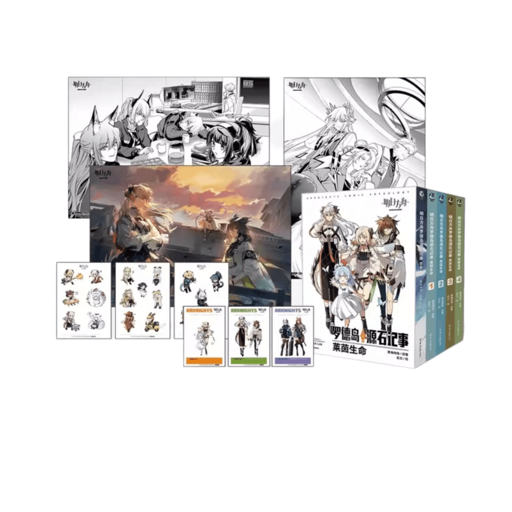 Anime Arknights Rhodes Island Records Of Originium Comic Book Set