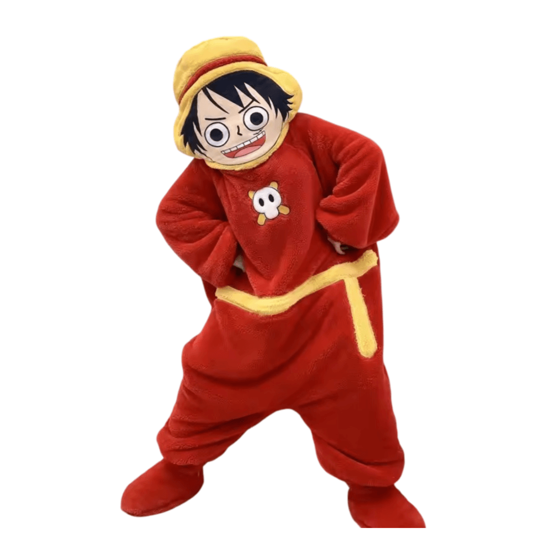Anime One Piece Monkey D. Luffy Winter Pajamas
