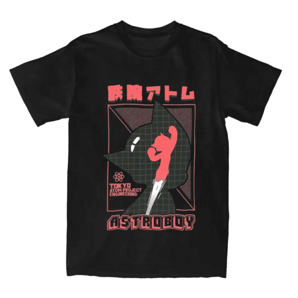 Anime Astro Boy Short Sleeve O Neck T-Shirt