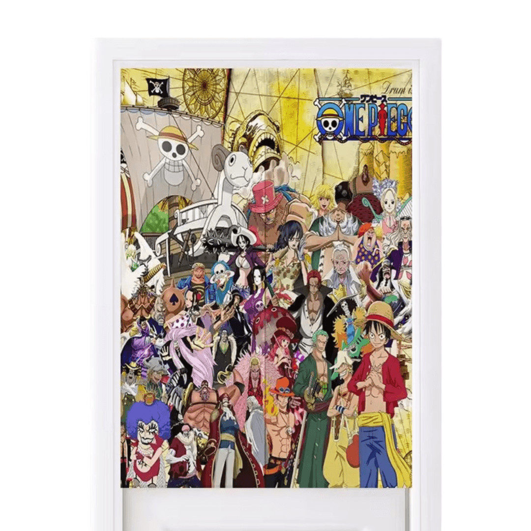 One Piece Anime Character Door Curtains