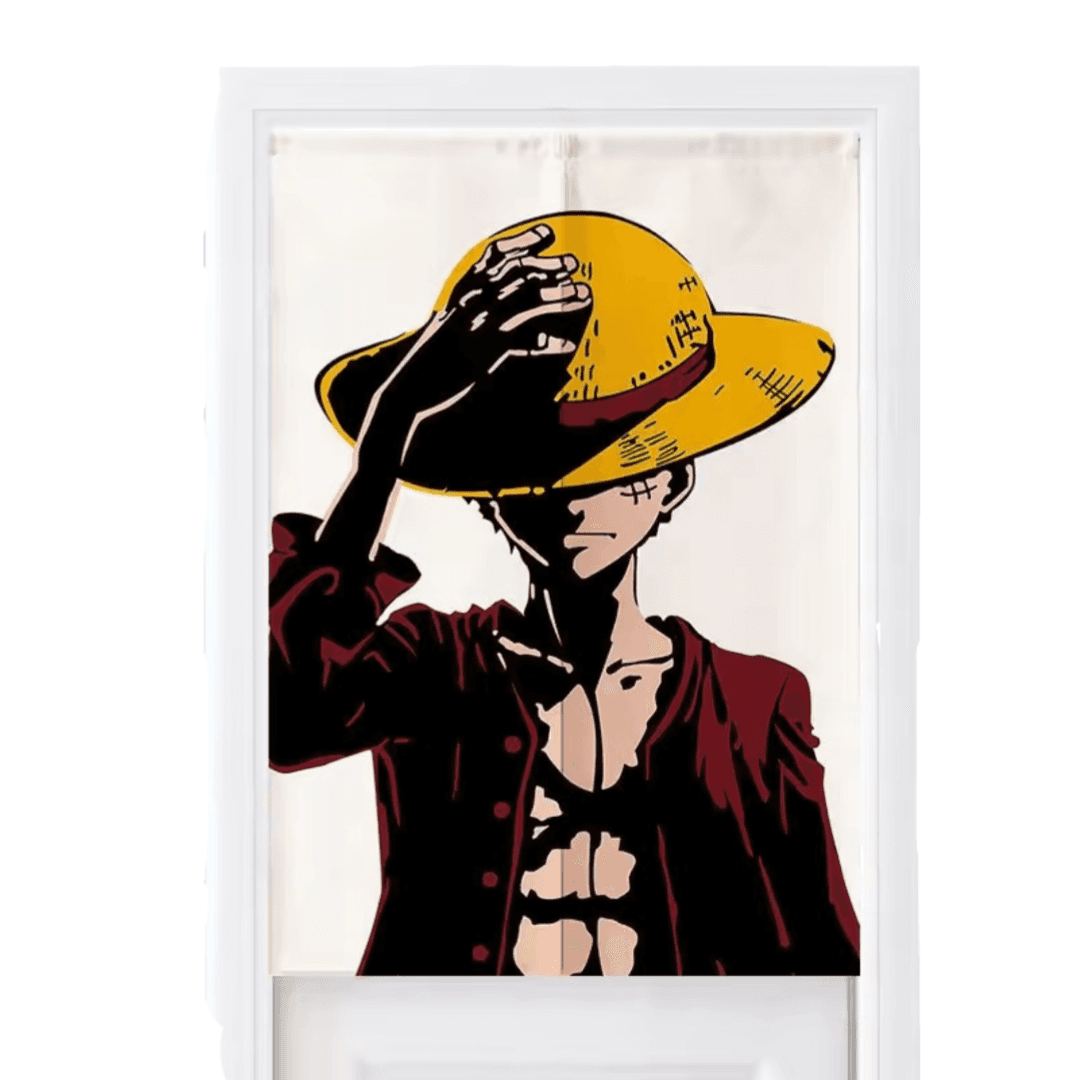 Anime One Piece Monkey D. Luffy Door Curtains