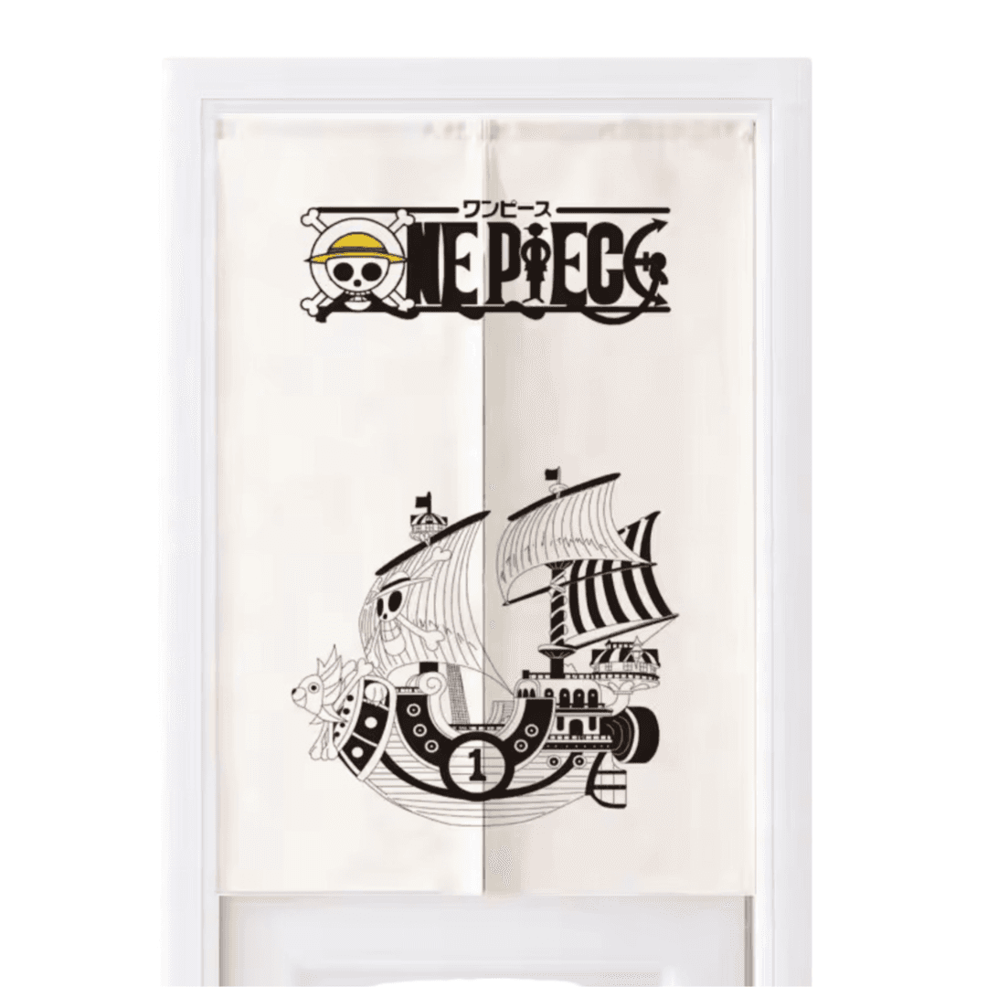 Anime One Piece Thousand Sunny Door Curtains